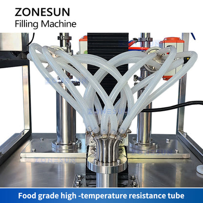 ZONESUN ZS-FM250 Semi-automatic Dual-Color Swirl Paste Filling Machine