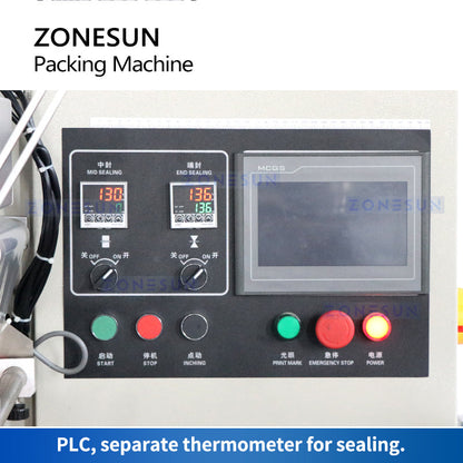 ZONESUN ZS-ZB250S Horizontal Flow Wrapping Packaging Machine