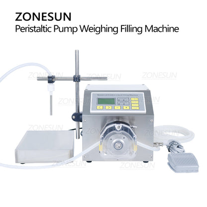 ZONESUN ZS-PP531W Semi-Auto Peristaltic Pump Liquid Filling Machine