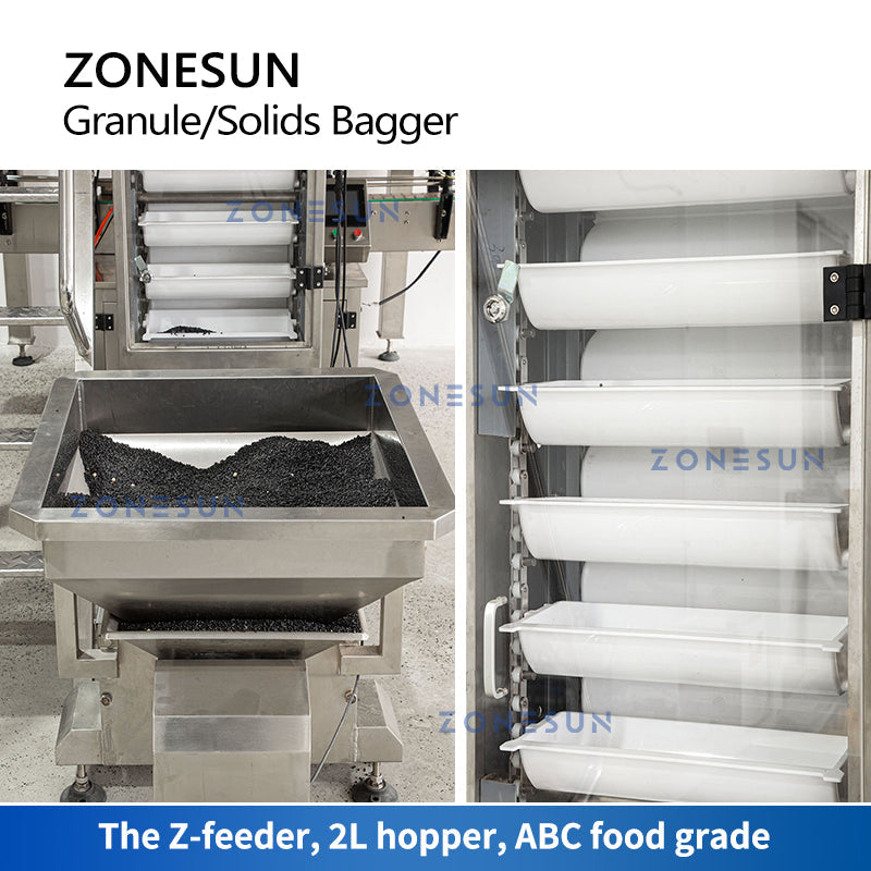 ZONESUN ZS-GW10 Automatic Granule Weighing Filling Sealing Machine