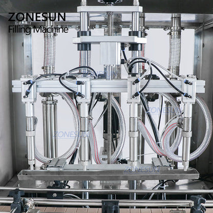 ZONESUN ZS-SV4G Automatic Servo Paste Filling Machine with 4 Nozzles