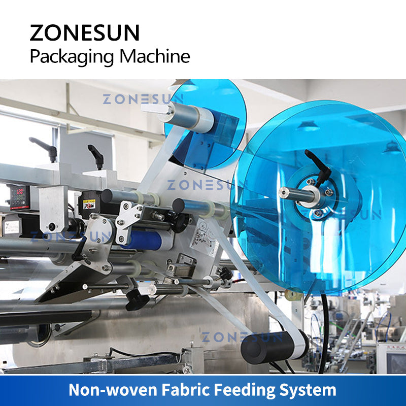 ZONESUN ZS-WP550A Automatic Brick Pack Wet Wipes Making Machine