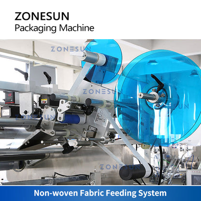 ZONESUN ZS-WP550A Automatic Brick Pack Wet Wipes Making Machine