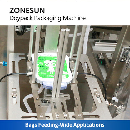 ZONESUN ZS-HZL1 Automatic Paste Filling Doypack Sealing Machine