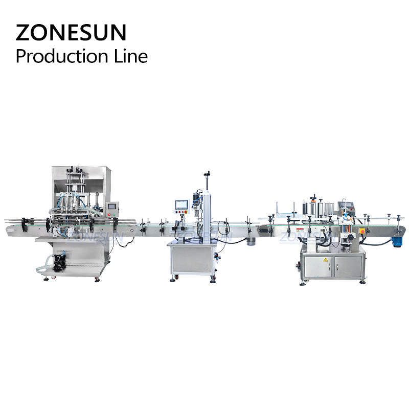 ZONESUN ZS-FAL180P6 Servo Filling Capping Labeling Machine