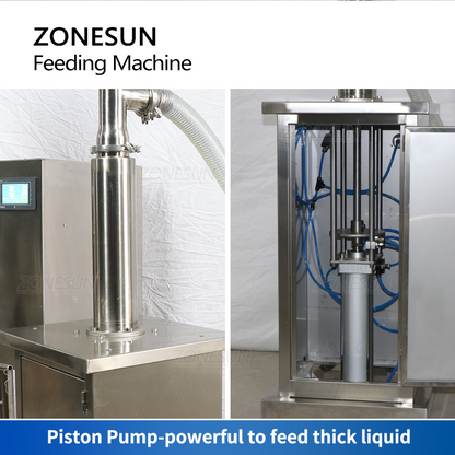 ZONESUN ZS-FP1 Pneumatic Paste Feeding Machine for Thick Liquids