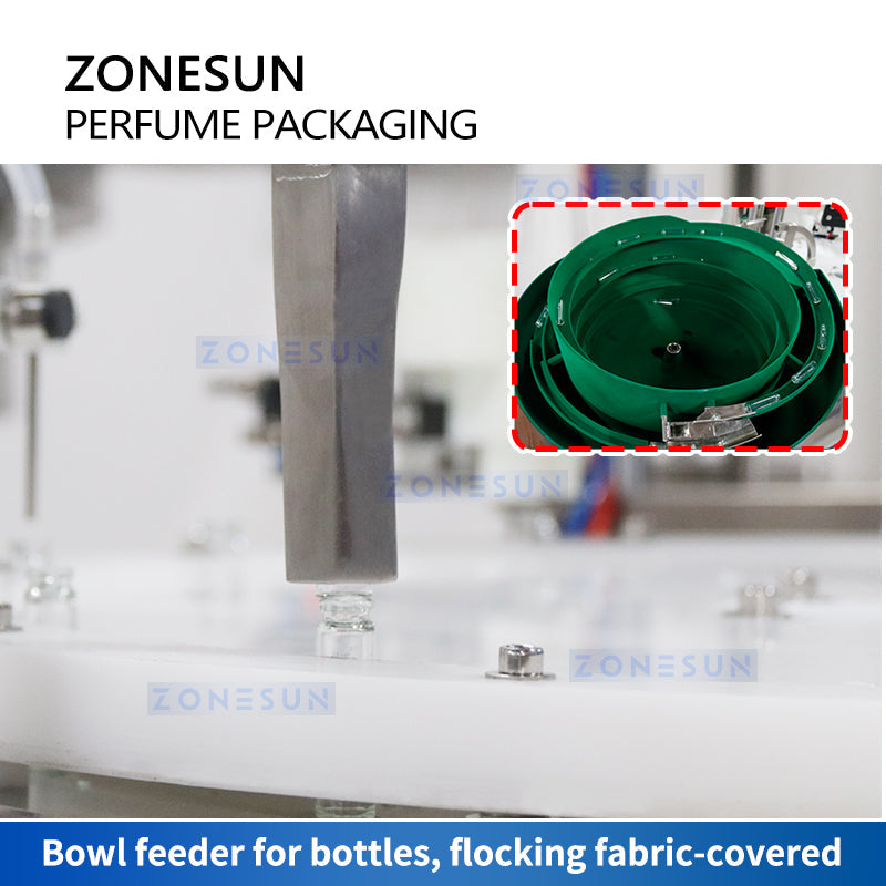 ZONESUN ZS-AFC7C Rotary Perfume Bottle Filling and Capping Machine