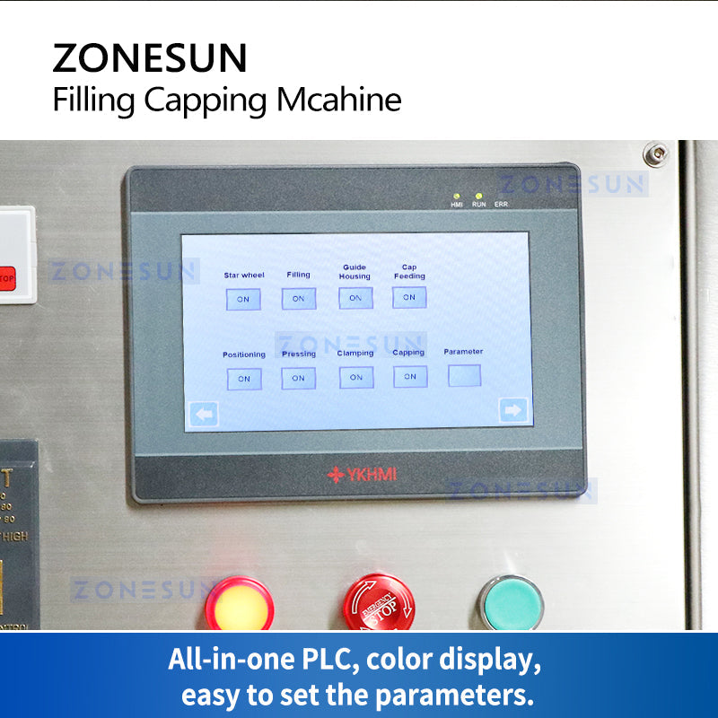 ZONESUN ZS-AFC7A Magnetic Pump Mini Bottle Filling Capping Machine