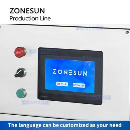 ZONESUN ZS-AFCL1 Automatic Bottle Filling Capping Labeling Line