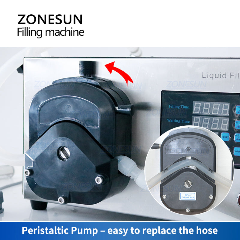 ZONESUN ZS-YTPPR1 Semi-Automatic Peristaltic Pump Filling Machine