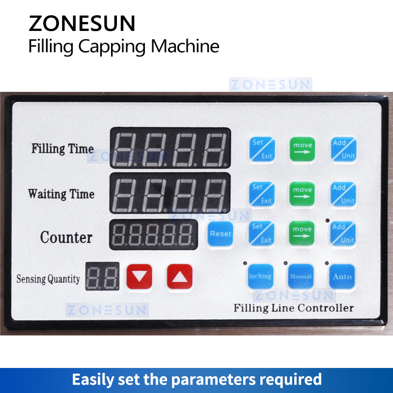 ZONESUN ZS-FYG01 Tabletop Peristaltic Pump Filling and Capping Machine