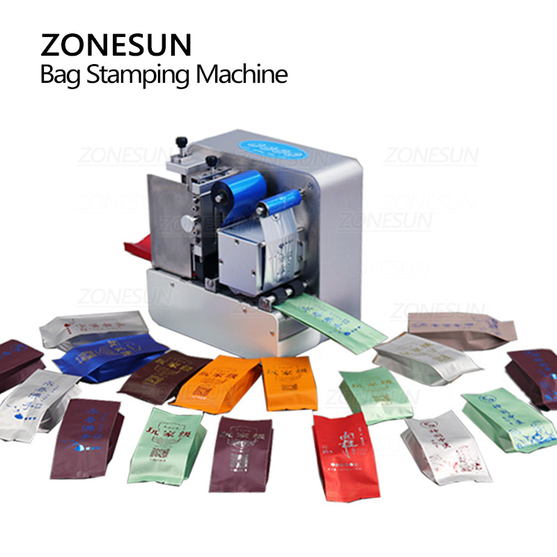 ZONESUN ZS-F550 Digital Plateless Coffee & Tea Bag Stamping Machine