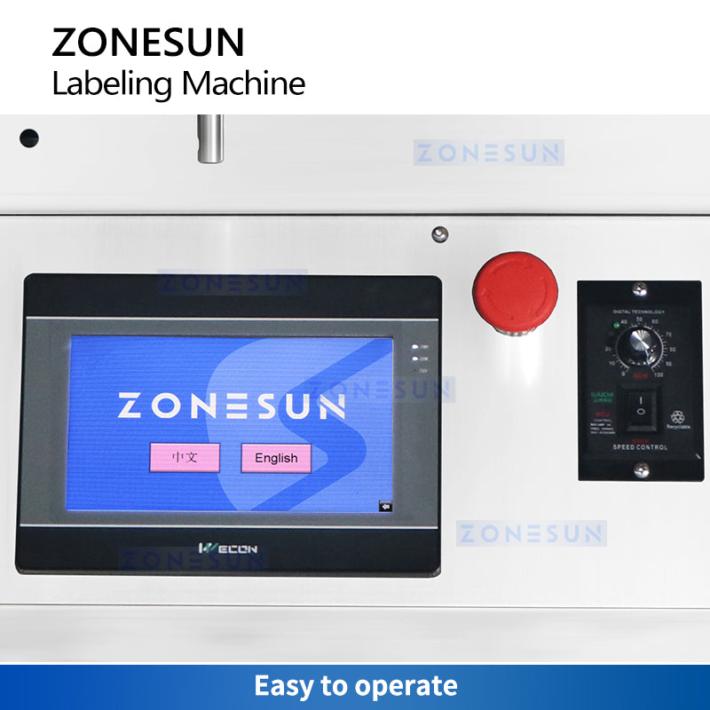 ZONESUN ZS-TB800 Automatic Small Round Bottle Labeling Machine