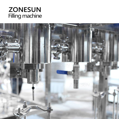 ZONESUN ZS-DG4 Macchina per il riempimento di liquidi schiumosi con equipressione della birra 