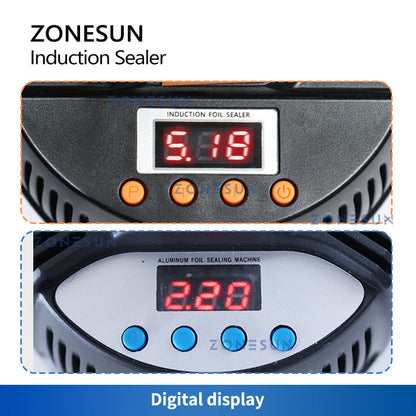 ZONESUN ZS‑DL800 Portable Manual Electromagnetic Induction Sealer