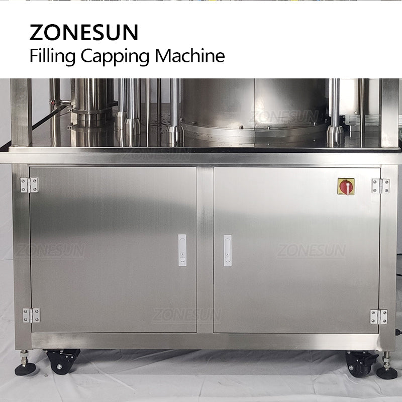 ZONESUN ZS-YTZL2 Servo Doypack Filling Capping Machine with Conveyor