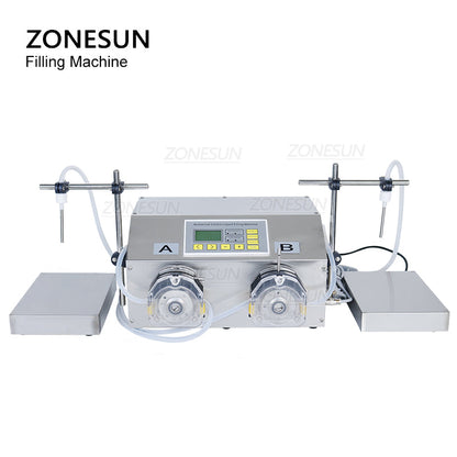ZONESUN ZS-PP532W Liquid Weighing Filling Machine with Dual Nozzles
