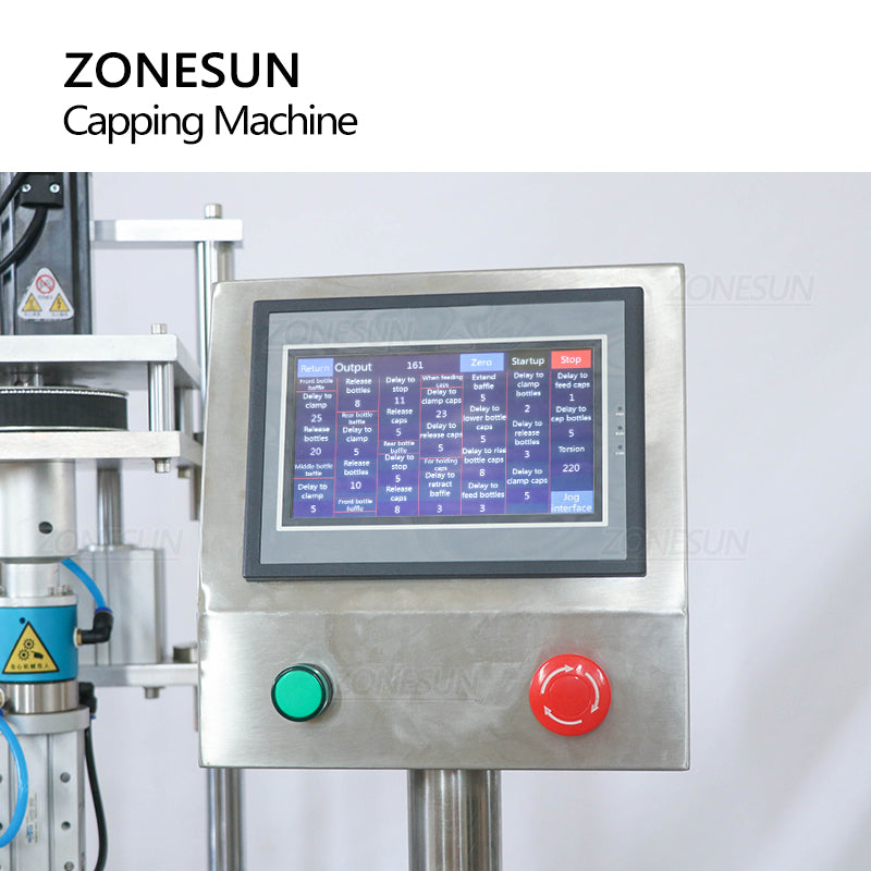 ZONESUN ZS-XG440F Auto Customized Irregular Bottle Capping Machine