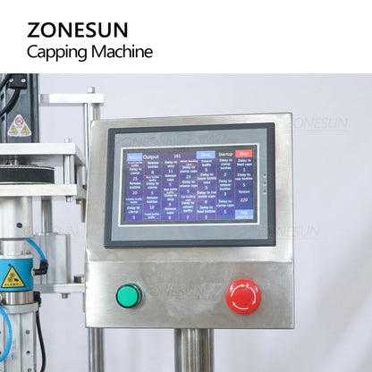 ZONESUN ZS-XG440F Auto Customized Irregular Bottle Capping Machine