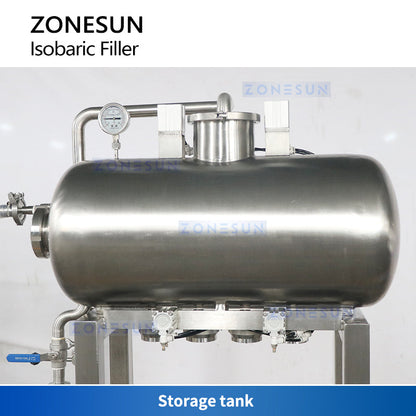 ZONESUN ZS-CF4A Semi-automatic Carbonated Drinks Filling Machine