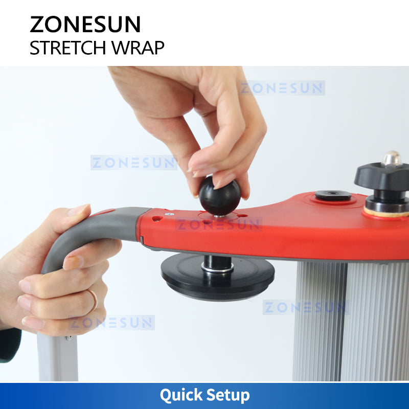 ZONESUN ZS-SFD1 Handheld Stretch Film Wrapping Dispenser