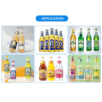 ZONESUN ZS-TB120 Neck & Body Labeling Machine for Round Bottles