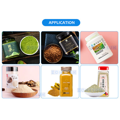 ZONESUN ZS-FM6A Dual Auger Powder Filling Machine with Check Weigher