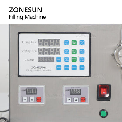 ZONESUN ZS-YTMP2S Dual Magnetic Pump Liquid Filling Machine