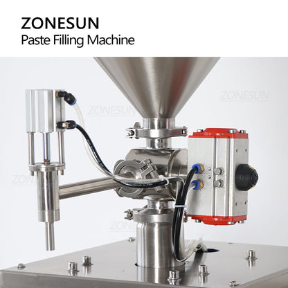 ZONESUN ZS-GTSM1 Semi-automatic Servo Rotor Pump Paste Filling Machine