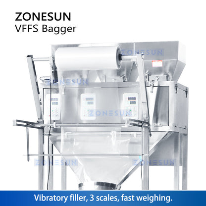 ZONESUN ZS-FS02 Automatic Granule Pouch Filling and Sealing Machine
