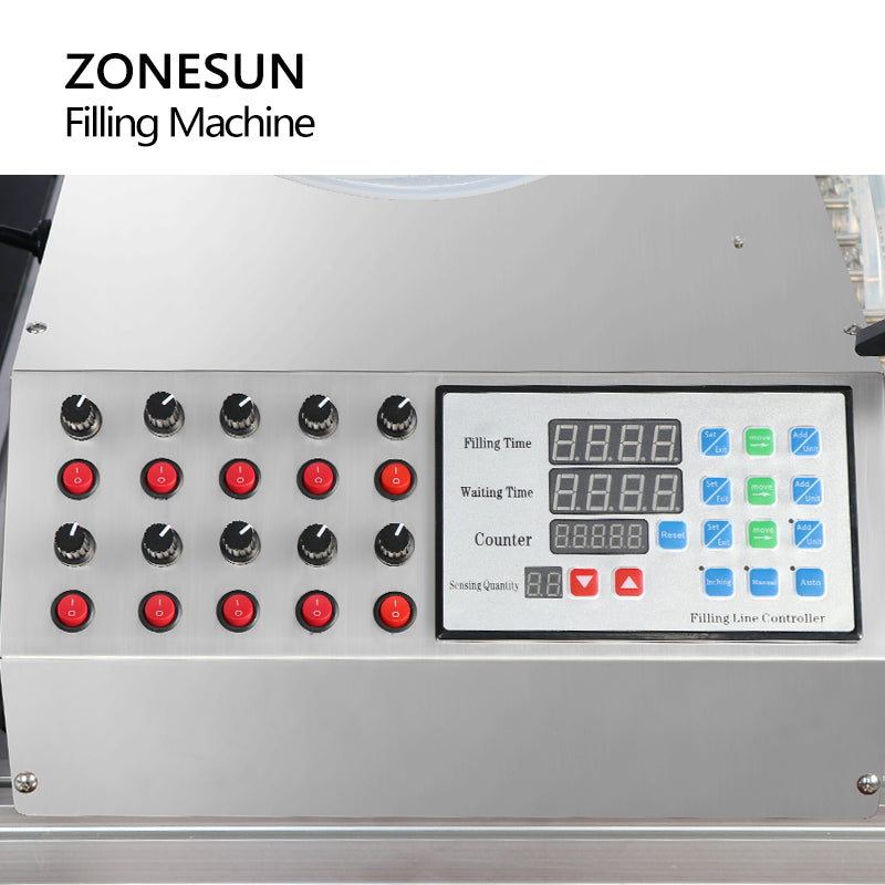 ZONESUN ZS-DTPP10D 10 Diving Nozzles Peristaltic Pump Liquid Filler