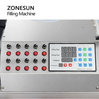 ZONESUN ZS-DTPP10D 10 Diving Nozzles Peristaltic Pump Liquid Filler