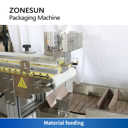 ZONESUN ZS‑MSZH50 Automatic Box Sealing Packing Machine for Cosmetics