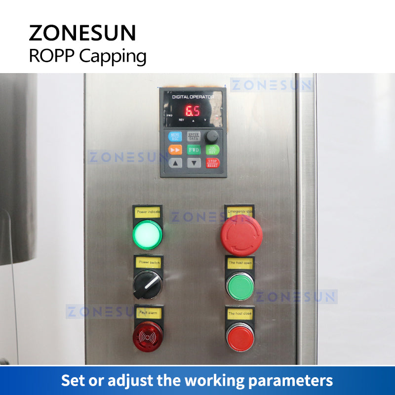 ZONESUN ZS-XG440C4 Automatic ROPP Pilfer Proof Bottle Capping Machine