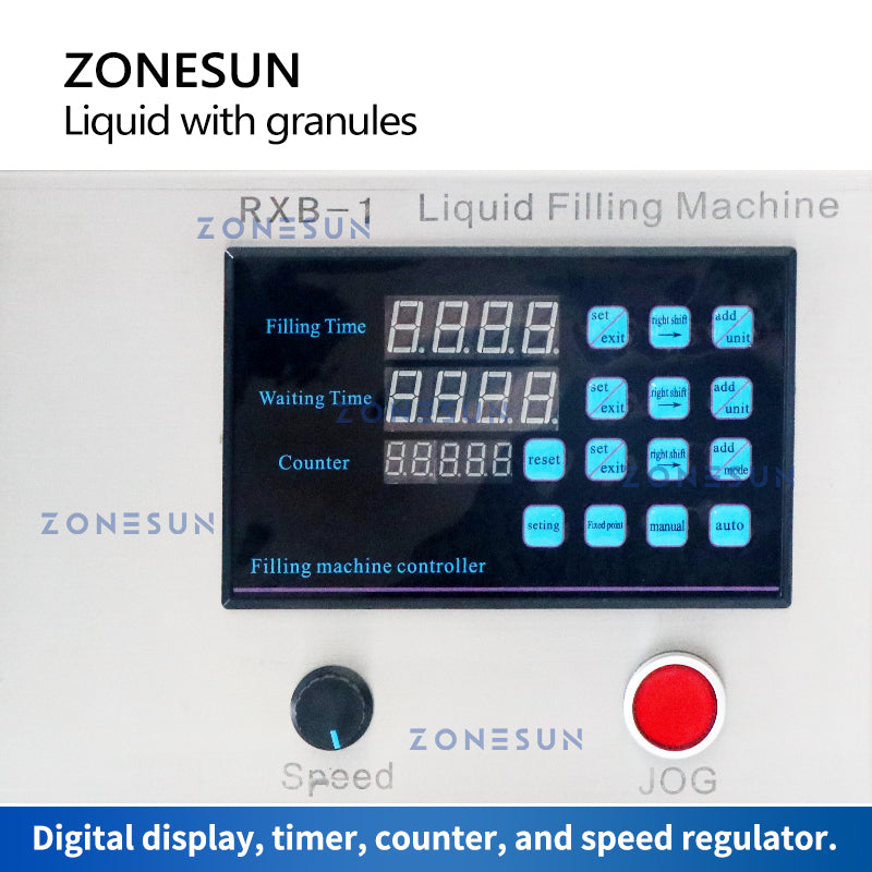 ZONESUN ZS-RXB1 Flexible Impeller Pump Liquid Paste Filling Machine