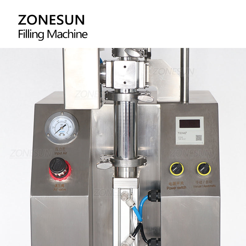 ZONESUN ZS-YTCP12V Semi-Auto Syringe Filling Machine with Ceramic Pump