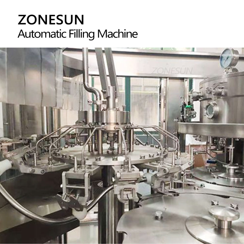 ZONESUN ZS-AFMC Auto PET Bottled Carbonated Drinks Filling Machine