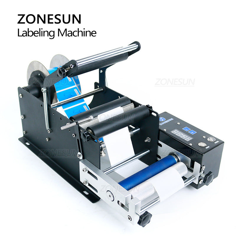 ZONESUN ZS-TB50SM Round Bottle Labeling Machine for 20–80mm Containers