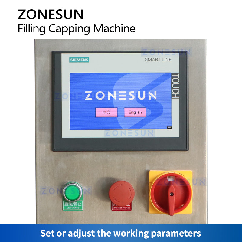 ZONESUN ZS-AFC6P Automatic Pocket Perfume Filling Capping Machine