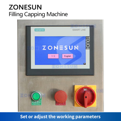 ZONESUN ZS-AFC6P Automatic Pocket Perfume Filling Capping Machine