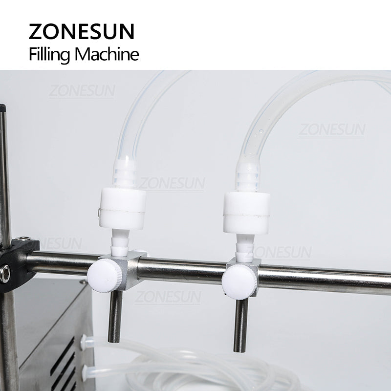 ZONESUN ZS‑YTDP2 Electric 2‑Nozzle Oil‑Free Liquid Filling Machine