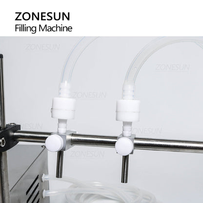 ZONESUN ZS‑YTDP2 Electric 2‑Nozzle Oil‑Free Liquid Filling Machine
