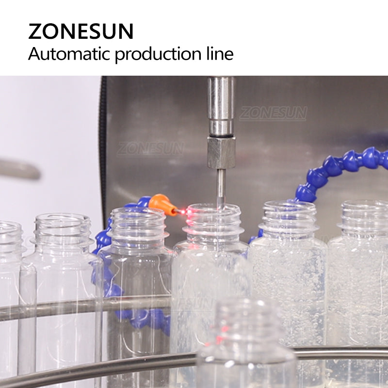 ZONESUN ZS-FAL180X9 Automatic Paste Filling Capping Labeling Line