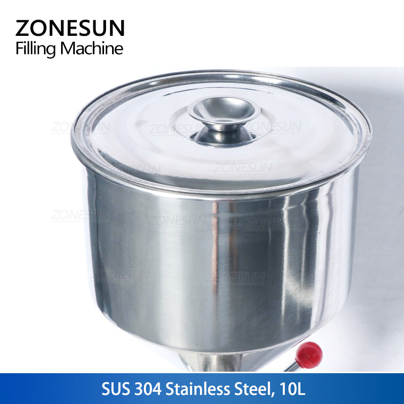 ZONESUN ZS‑A03 Manual Paste Filling Machine 50/100 ml Adjustable