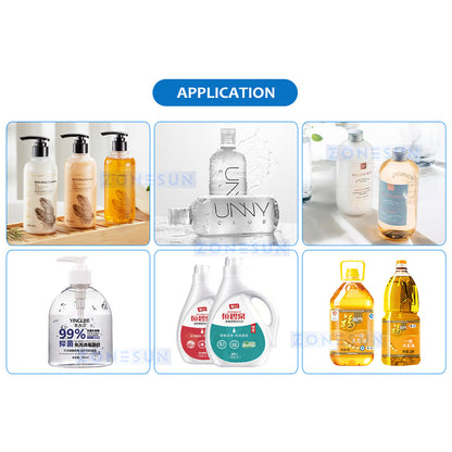 ZONESUN ZS-VTPF4 Auto 4 Tracking Heads Paste Liquid Filling Machine