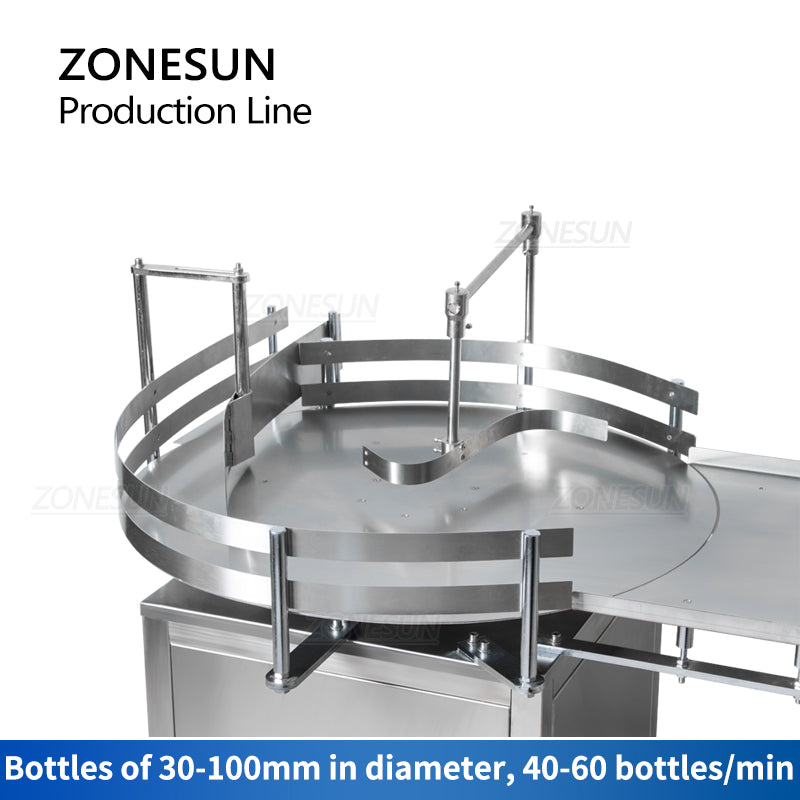ZONESUN ZS‑FMYG1 Servo Auger Powder Filling & Capping Production Line