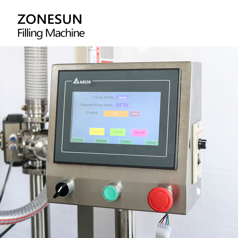 ZONESUN ZS-YT4T-4PM Automatic Paste Filling Machine With Heater&Mixer