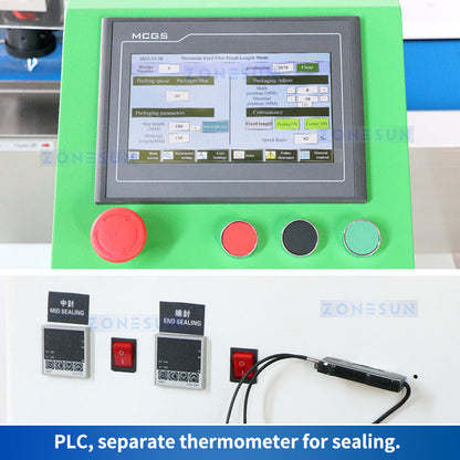 ZONESUN ZS-ZB350X Horizontal Flow Wrapping Packaging Machine