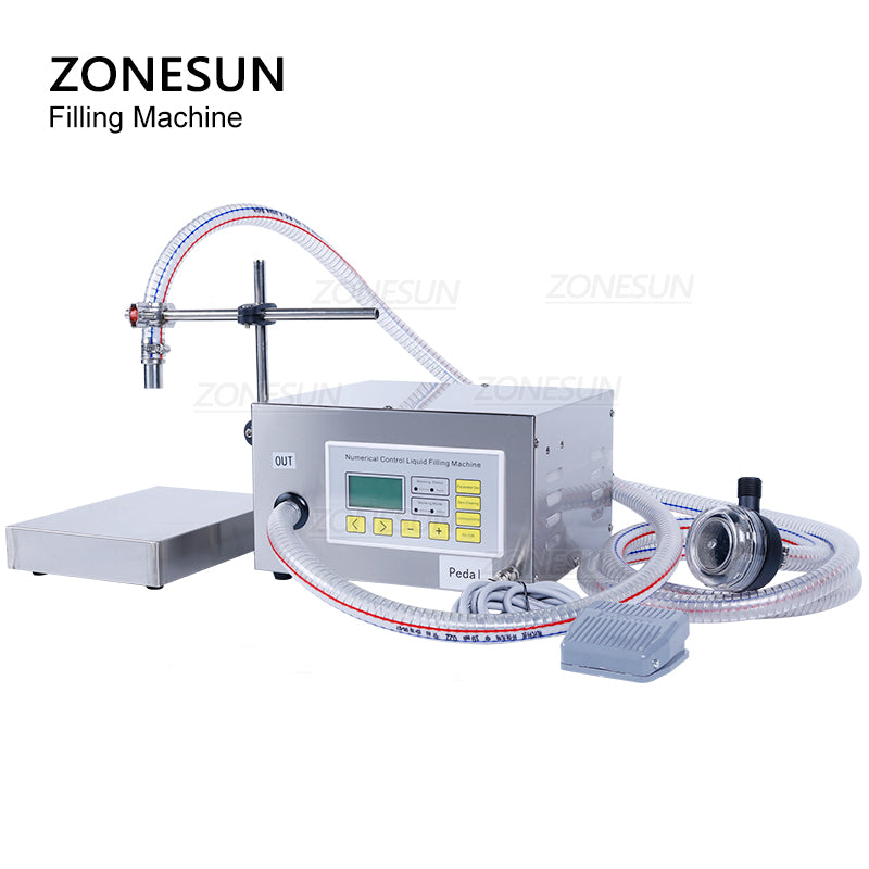 ZONESUN ZS-DP621W Semi-Automatic Liquid Weighing Filling Machine