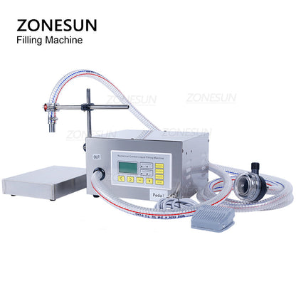 ZONESUN ZS-DP621W Semi-Automatic Liquid Weighing Filling Machine